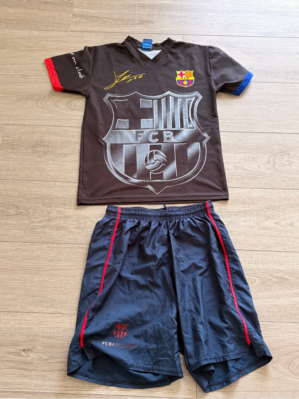 FC Barcelona Messi #10 Official Licensed Jersey Shirt Shorts Set